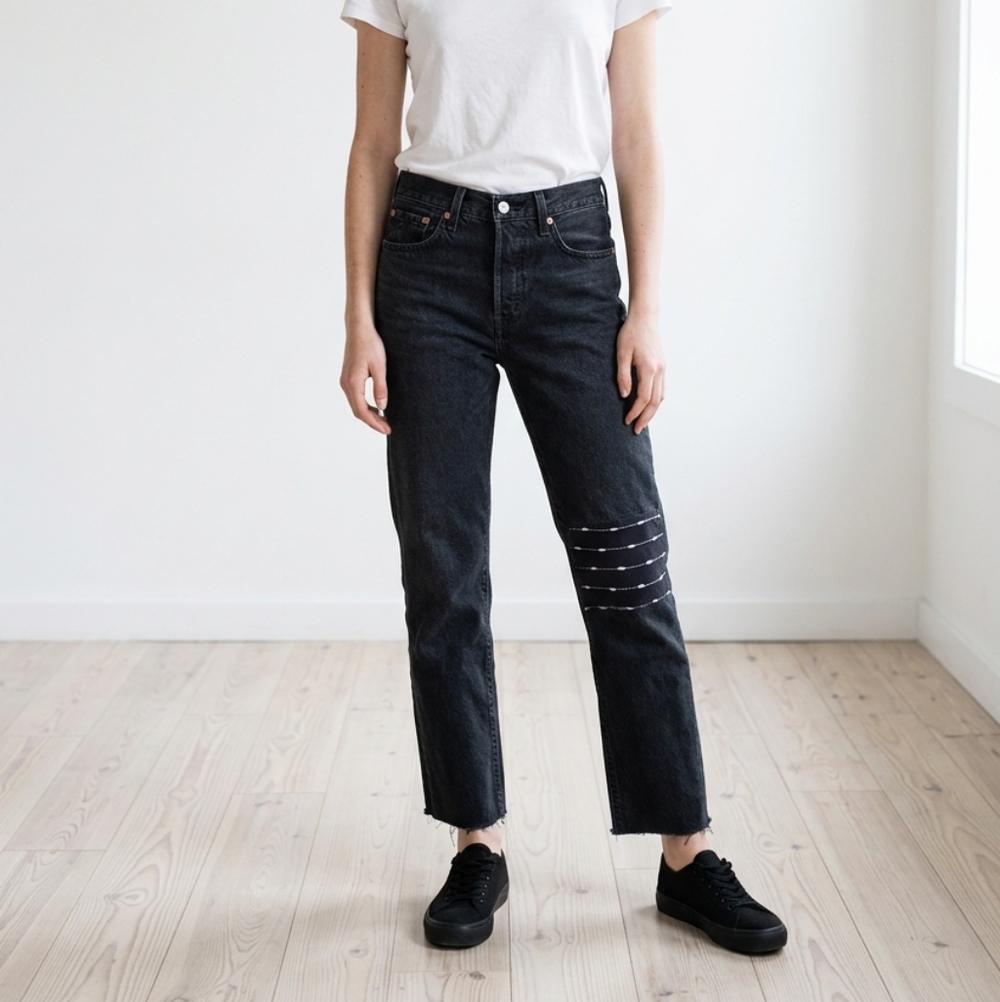 Upcycled Levi's Wedgie Straight Size 30 EUC